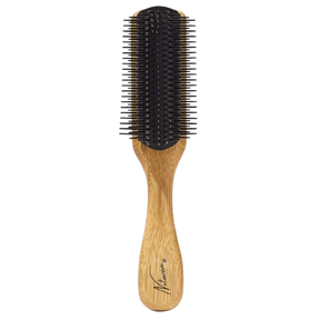 Brosse a cheveux en bois de bambou : Définissez vos boucles naturellement